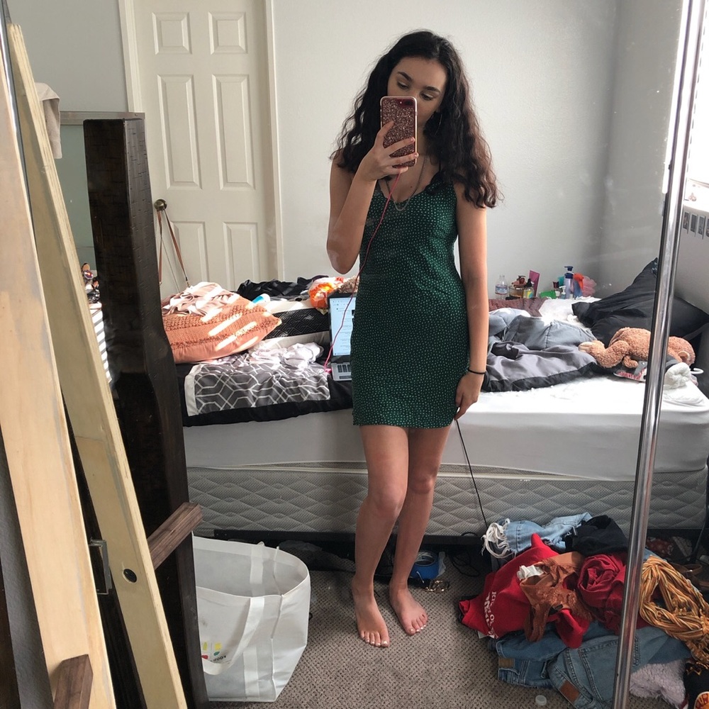 Green dress from pacsun
